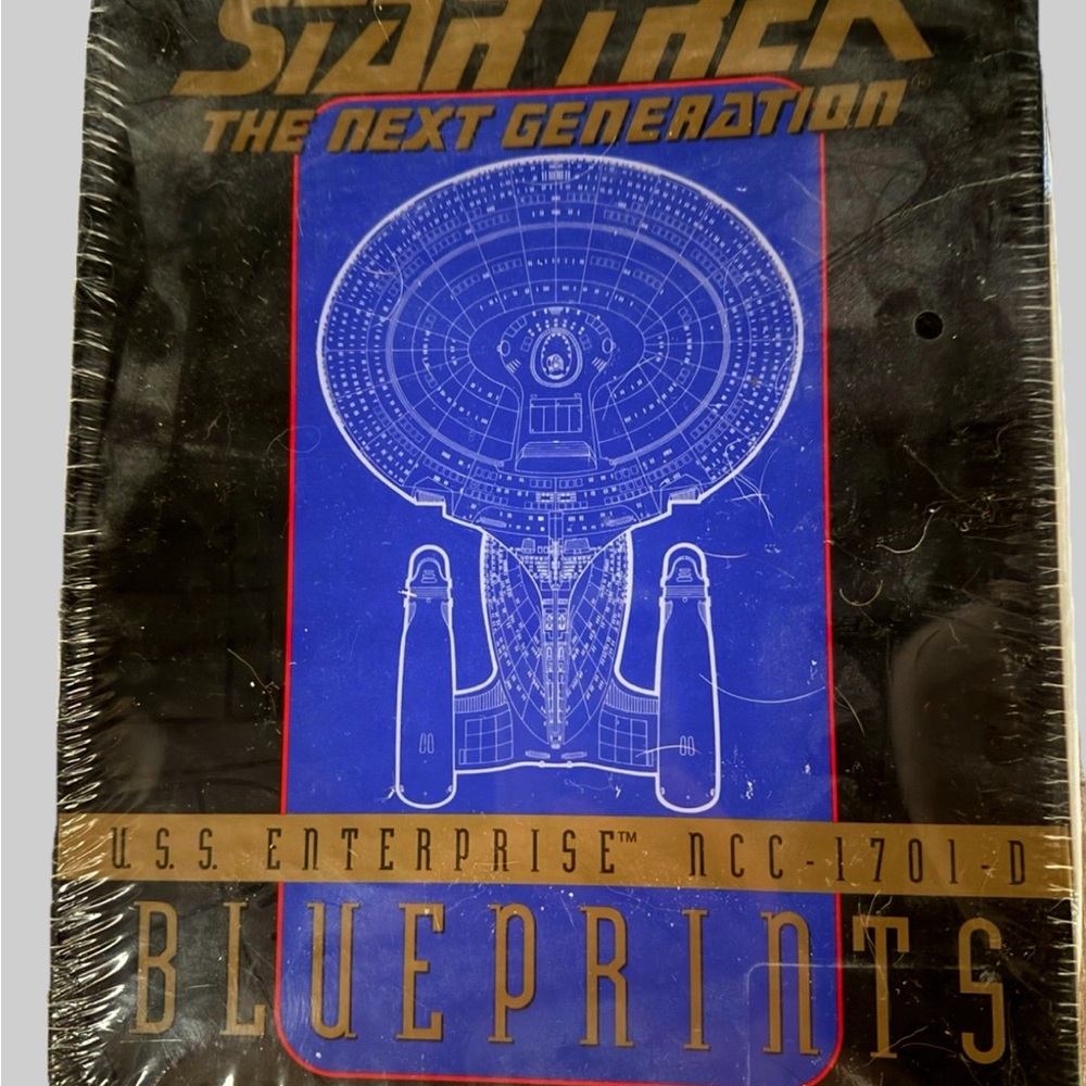 Star Trek The Next Generation Enterprise NCC-1701-D Blueprints by Rick Sternbach